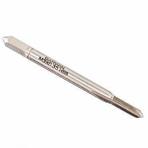 GARWIN INDUSTRIAL GM-TF030035 Метчики ручные Mf3x0.35, DIN 2181, HSS, 6H, комплект из 2 штук
