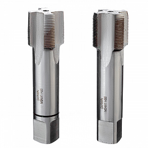 GARWIN INDUSTRIAL GM-TF240100 Метчики ручные Mf24x1.0, DIN 2181, HSS, 6H, комплект из 2 штук
