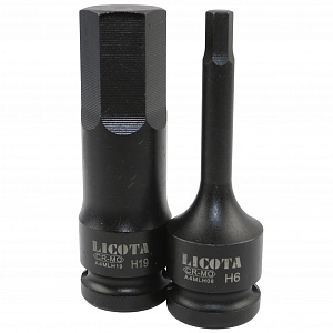 Licota ASA-40001 Набор шестигранников ударных 1/2" 6-19 мм 8пр.