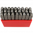 Licota ATF-5115A-5.0 Набор клейм буквы 5 мм CrMo-4004