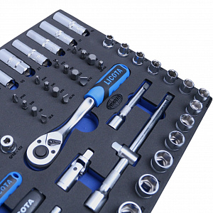 Licota ACK-E8010F Набор инструмента 1/2" и 1/4" 94 пр. в ложементе EVA