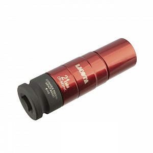 Licota PAW-TL421H Головка, 1/2", 21 мм, торцевая, 6-гранная, ударная, глубокая, для литых дисков, торсионная