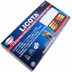 Licota ASD-900K1 Набор отверток VDE 1000В 7 пр