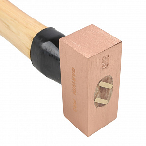 GARWIN PRO GHT-HW0250C Молоток медный с деревянной рукояткой, 250 г