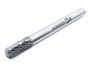GARWIN INDUSTRIAL 900555-5*16*60 Борфреза цилиндрическая с закругленным концом 5x16x60 мм, VHM, DC, форма C (серия 900555)