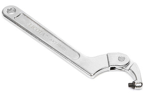 Licota AWT-HK021 Ключ радиусный (серповидный) для шлицевых гаек, шарнирный, 3/4" - 2"