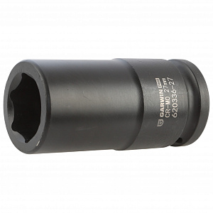 GARWIN PRO 620336-27 Головка, 3/4", 27 мм, торцевая, 6-гранная, ударная, глубокая