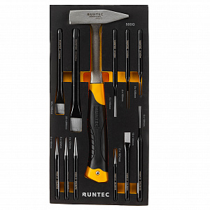 RUNTEC RT-PC1E12 Набор ударно-режущего инструмента RUNTEC в ложементе EVA, 12 предметов