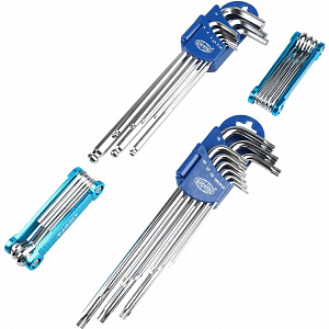 Licota ACK-384008 Набор шестигранных и Torx ключей 4 комплекта в ложементе