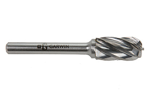 GARWIN INDUSTRIAL 900561-12*25*69 Борфреза цилиндрическая с закругленным концом 12x25x69 мм, VHM, AL, форма C (серия 900561)