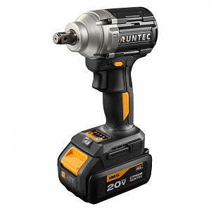 RUNTEC RT-IW500 Гайковерт ударный аккумуляторный RUNTEC PRO 1/2", 20В, 2*4Ач, 500Нм
