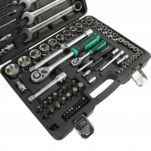 GARWIN PRO 640089 Набор инструмента 1/4" и 1/2", 89 предметов