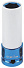 Licota AN4017L Головка, 1/2", 17 мм, торцевая, 6-гранная, ударная, глубокая, тонкостенная, для литых дисков-4004