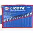 Licota AWT-EPFK04 Набор ключей комбинированных текстурных 14пр. 8-24 мм Spline-4004