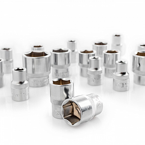 RUNTEC RT-HT1E110F Набор торцевых головок с аксессуарами RUNTEC 1/2", 1/4" в ложементе EVA, 110 предметов