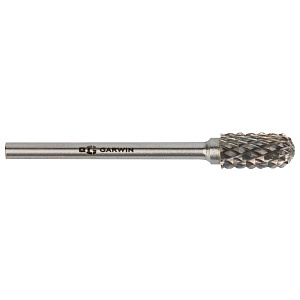GARWIN INDUSTRIAL 900567-6*13*50 Борфреза цилиндрическая с закругленным концом 6x13x50 мм, VHM, DM, форма C (серия 900567)