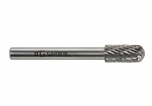 GARWIN INDUSTRIAL 900555-8*20*64 Борфреза цилиндрическая с закругленным концом 8x20x64 мм, VHM, DC, форма C (серия 900555)