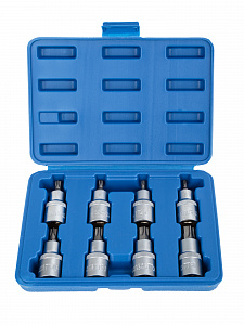 Набор головок со вставкой TORX с отверстием 1/2″, длина 55 мм, 8 пр. VR50189