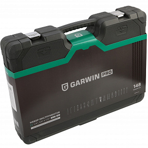 GARWIN PRO 640148 Набор инструментов 1/4", 3/8" и 1/2", 148 предметов