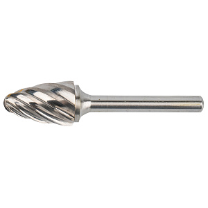 GARWIN INDUSTRIAL 900631-16*25*69 Борфреза параболическая с закругленным концом 16x25x69 мм, VHM, AL, форма F (серия 900631)