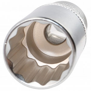 Licota F4027L Головка, 1/2", 27 мм, торцевая, 12-гранная, глубокая