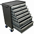 GARWIN PRO S01007-336 Тележка инструментальная 7 полок с комплектом инструмента, 336 пр., серая-4004