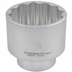 GARWIN PRO 610775-65 Головка, 1", 65 мм, торцевая, 12-гранная