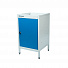 GARWIN PRO MST-T-7035-5015 Тумба с дверцей Standart, без крышки, светло-серый каркас, светло-синяя дверца, 7035+5015-4004
