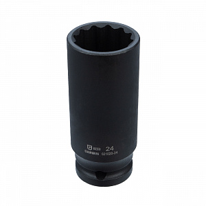 GARWIN INDUSTRIAL 621020-24 Головка, 1/2", 24 мм, торцевая, 12-гранная, ударная, глубокая