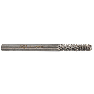 GARWIN INDUSTRIAL 900567-3*14*38 Борфреза цилиндрическая с закругленным концом 3x14x38 мм, VHM, DM, форма C (серия 900567)