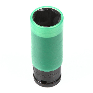 Licota ANS4022L-HT Головка, 1/2", 22 мм, торцевая, 6-гранная, ударная, глубокая, тонкостенная, для литых дисков