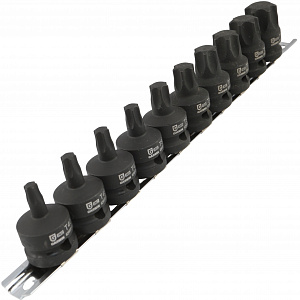 GARWIN INDUSTRIAL 626615-SET10 Набор ударных TORX 1/2" 10 пр. T40-T100, 38.1 мм