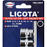 Licota TBS-22001 Набор торцевых головок 1/4" 12-ти гранных, 10 пр. на линейке, 5-14 мм-4004