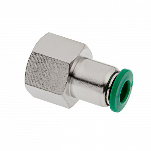 GARWIN PRO 808520-6-14-0 Цанговый разъем F1/4" 6 мм, с уплотнением, металлический корпус