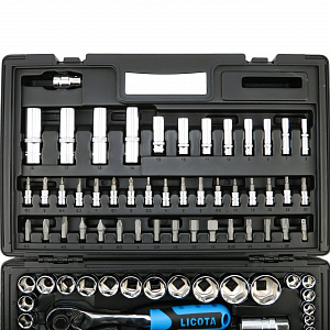 Licota ALK-8010F Набор инструмента 1/2" и 1/4" 94 предмета