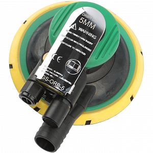 GARWIN PRO GS-ORB-5 Пневматическая, роторно-орбитальная шлифовальная машинка с пылеотводом, 150 мм, 15 отверстий, орбита 5 мм