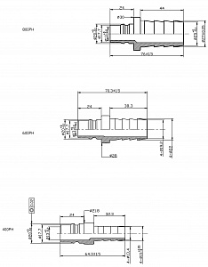 GARWIN PRO 808206-1-h Пневморазъём высокой пропускной способности "папа"-"ёлочка" 1", латунь