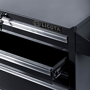Licota AWX-2602G-N-R Тележка инструментальная с карманом, 5 полок, серая