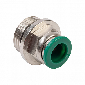 GARWIN PRO 808520-8-38 Фитинг цанговый М3/8" 8 мм, с уплотнением, метал. корпус