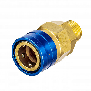 GARWIN PRO 808215-1 Пневморазъём высокой пропускной способности "мама" - наружная резьба 1", латунь