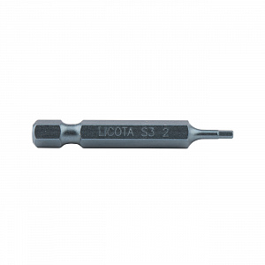 Licota S3HE105020 Бита, с шестигранным хвостовиком, 1/4", H2, 50 мм, усиленная, 1 шт