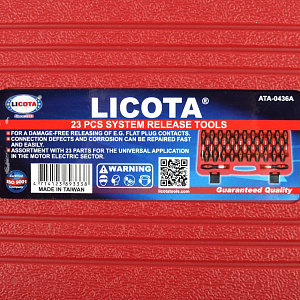 Licota ATA-0436A Набор приспособлений для разъединения электроконтактов 23 предмета