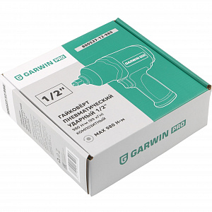 GARWIN PRO 800527-12-980 Гайковерт пневматический ударный 1/2" 980 Нм (99 кГм), композитный
