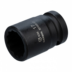 GARWIN INDUSTRIAL 621005-17 Головка, 1/2", 17 мм, торцевая, 12-гранная, ударная