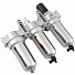 Licota PAP-C207B Фильтр-влагомаслоотделитель тонкой очистки 3/8" 3х-уровневый, 0,01 микрон-4004