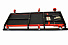 Лежак подкатной низкопрофильный красный GWC-2 Great Wolf-4004