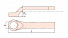 GARWIN INDUSTRIAL GSS-VAA055 Ключ накидной ударный 45 гр. искробезопасный 55 мм-4004