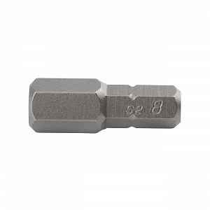 Licota BHE102580 Бита, с шестигранным хвостовиком, 1/4", H8, 25 мм, 1 шт