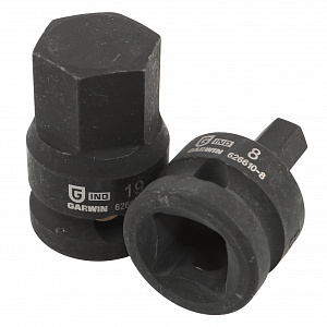 GARWIN INDUSTRIAL 626610-SET12 Набор ударных шестигранников 1/2" HEX 12 пр. 8-19 мм, 38.1 мм