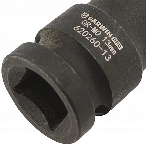 GARWIN PRO 620260-13 Головка, 1/2", 13 мм, торцевая, 6-гранная, ударная